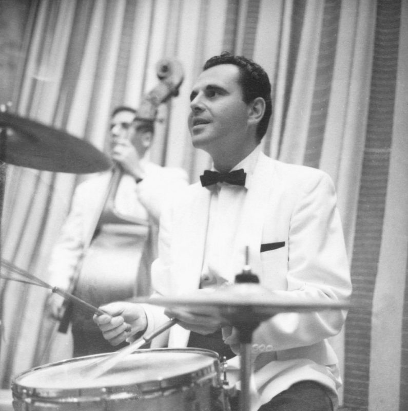 Ira Sabin playing drums