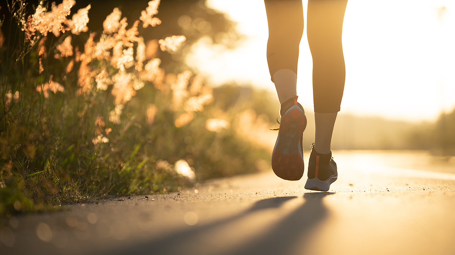 Early morning runner